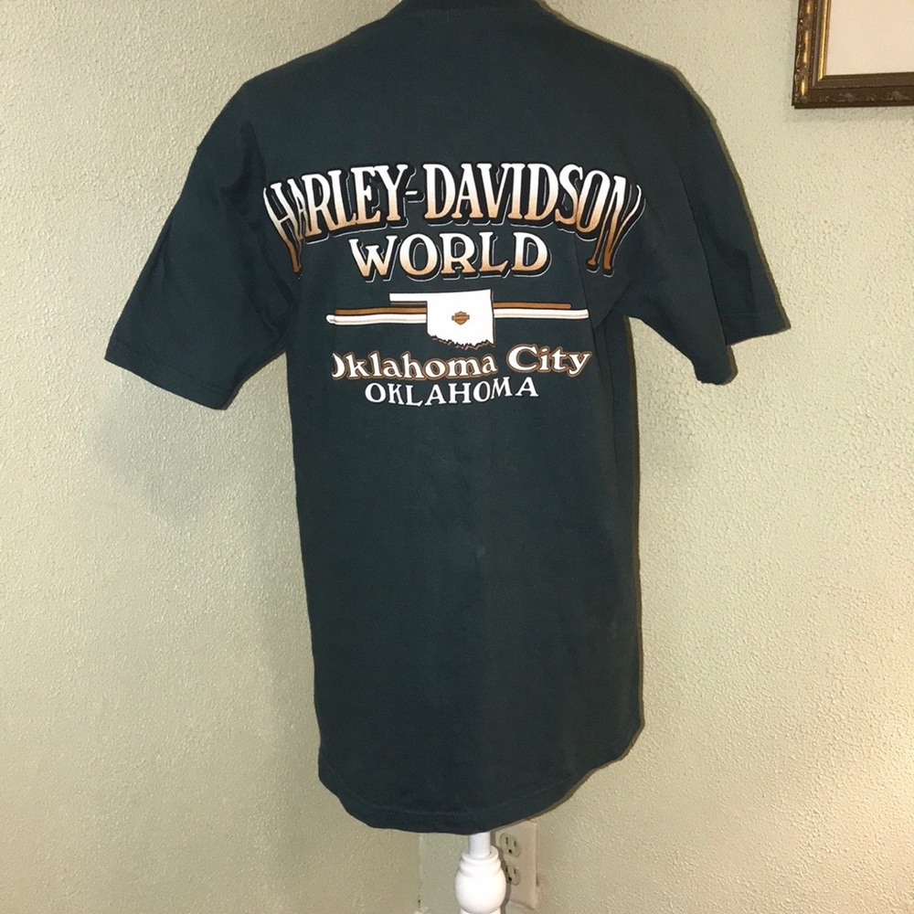 Harley Davidson Oklahoma City T-shirt Medium - Picture 2 of 6